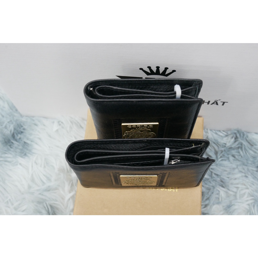 Ví Nam, Bóp Nam Da Bò Chuẩn Logo Rồng Lửa Cực Đẹp