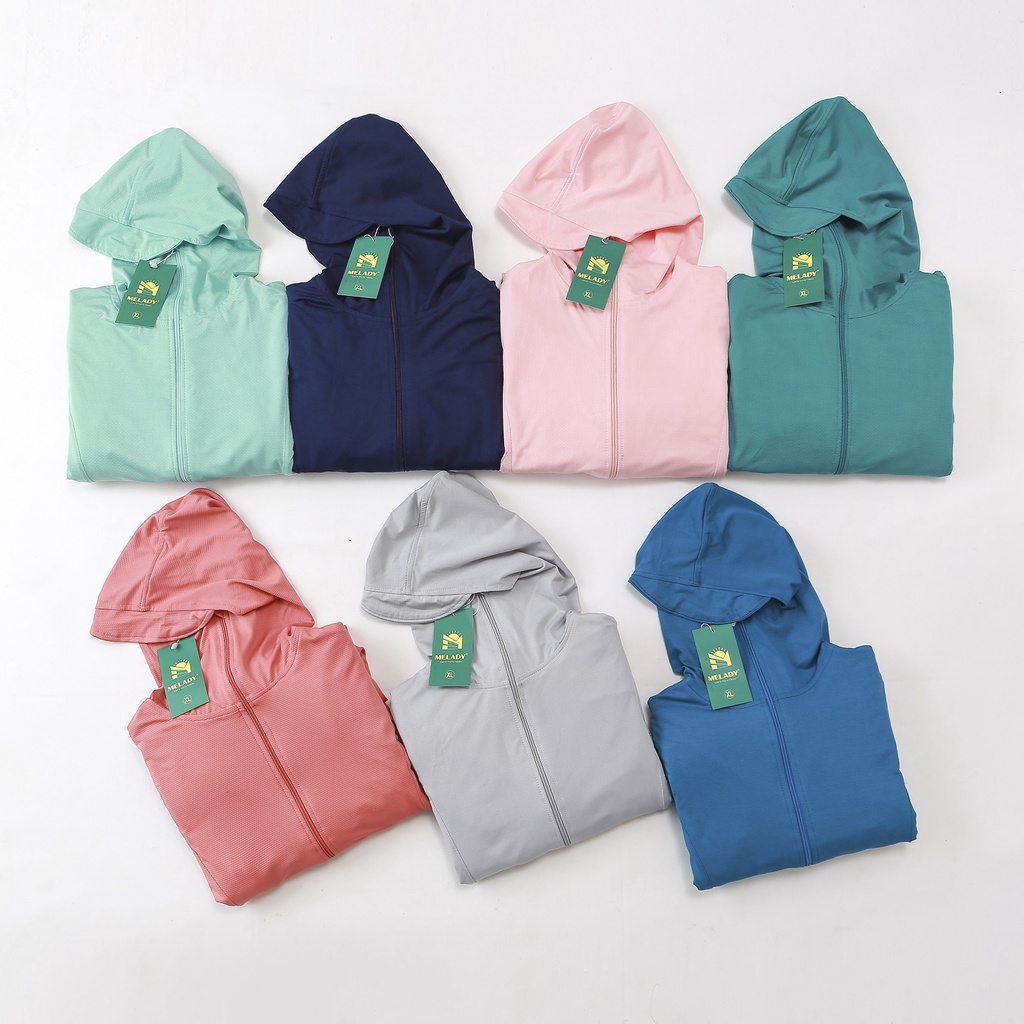 Áo chống nắng nữ toàn thân 2 lớp vải hạt xoàn cao cấp túi khoá , túi zip cao cấp