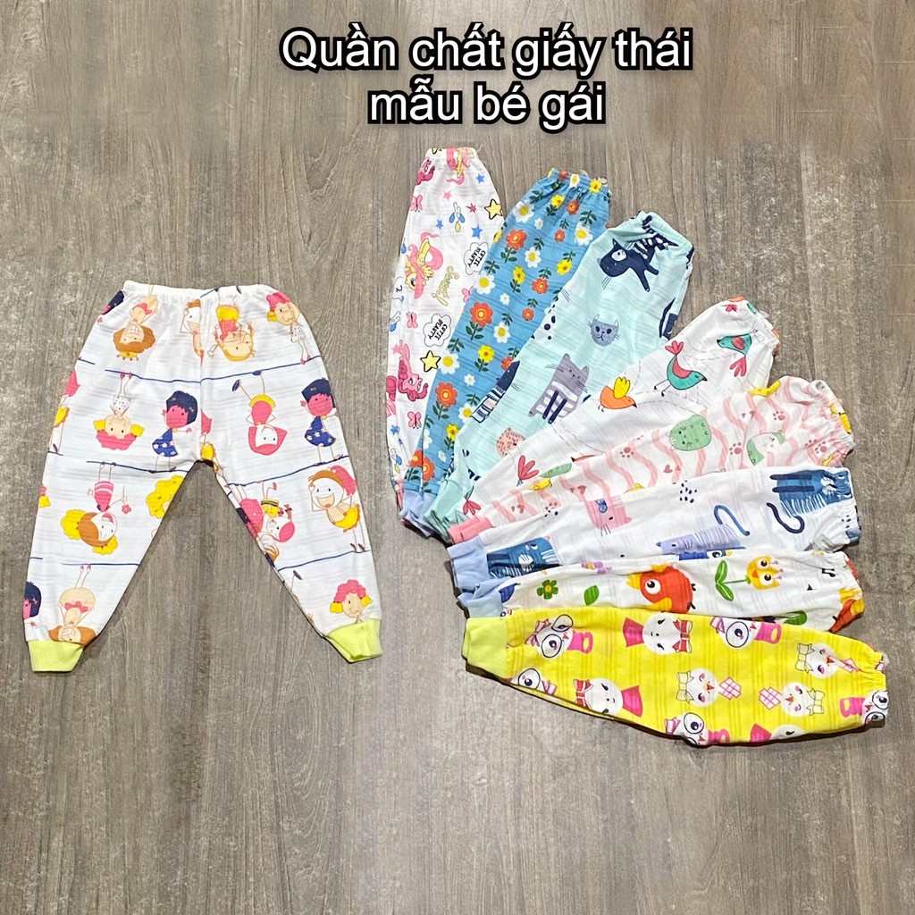 Quần dài cotton cho bé sơ sinh tới 18 kg AM687