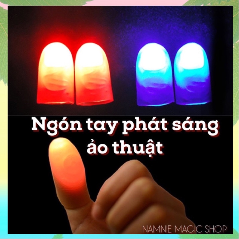 Ngón tay Phát Sáng, ,Đèn Led Đeo Ngón Tay Đạo Cụ Ma Thuật D'Lite Magic Biểu Diễn Đường Phố Dành Cho Ảo Thuật Gia