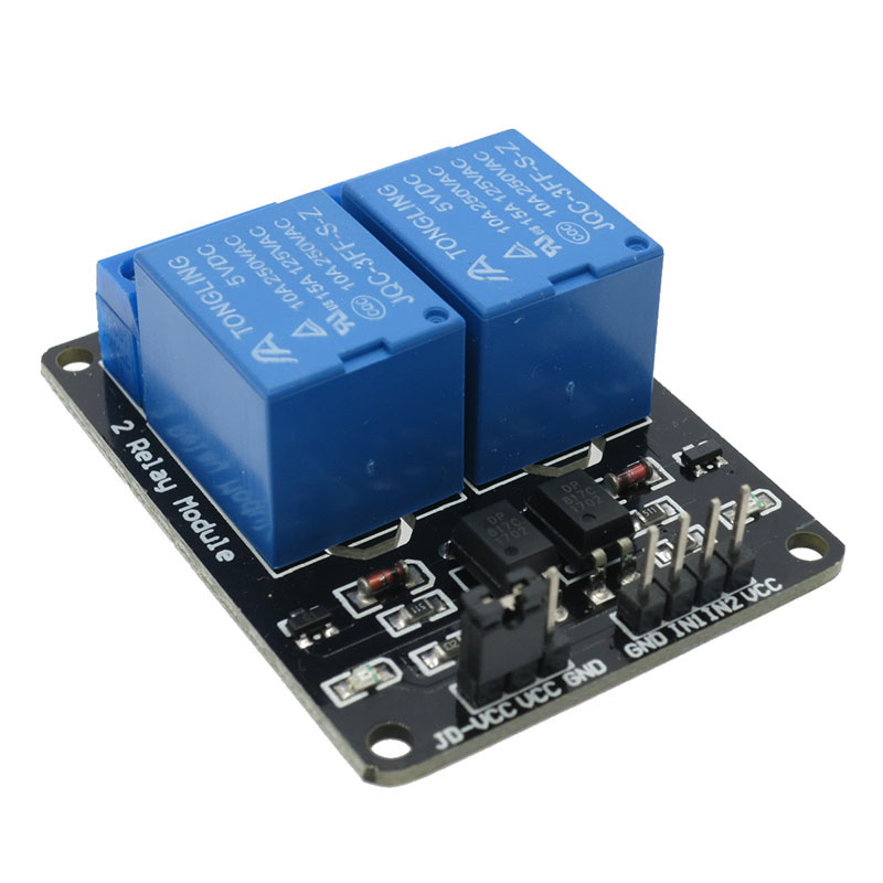 Mô Đun Rơ Le 2 Kênh 5V 2 Kênh Kích Hoạt Mức Thấp 2 Kênh 2CH Kèm Bộ Mở Rộng Dùng Cho Arduino