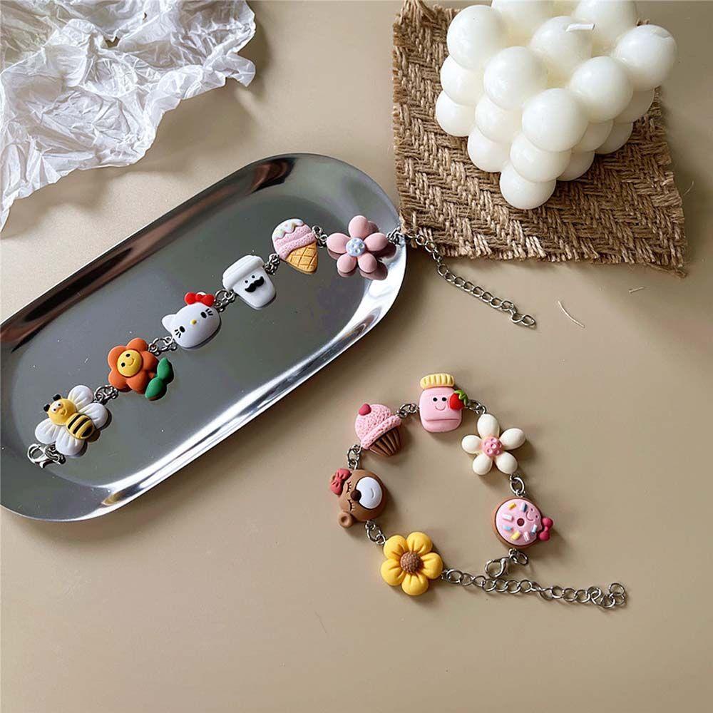 Vòng Tay Mặt Mèo Bằng Thép Không Gỉ Dễ Thương Phong Cách Nhật Bản