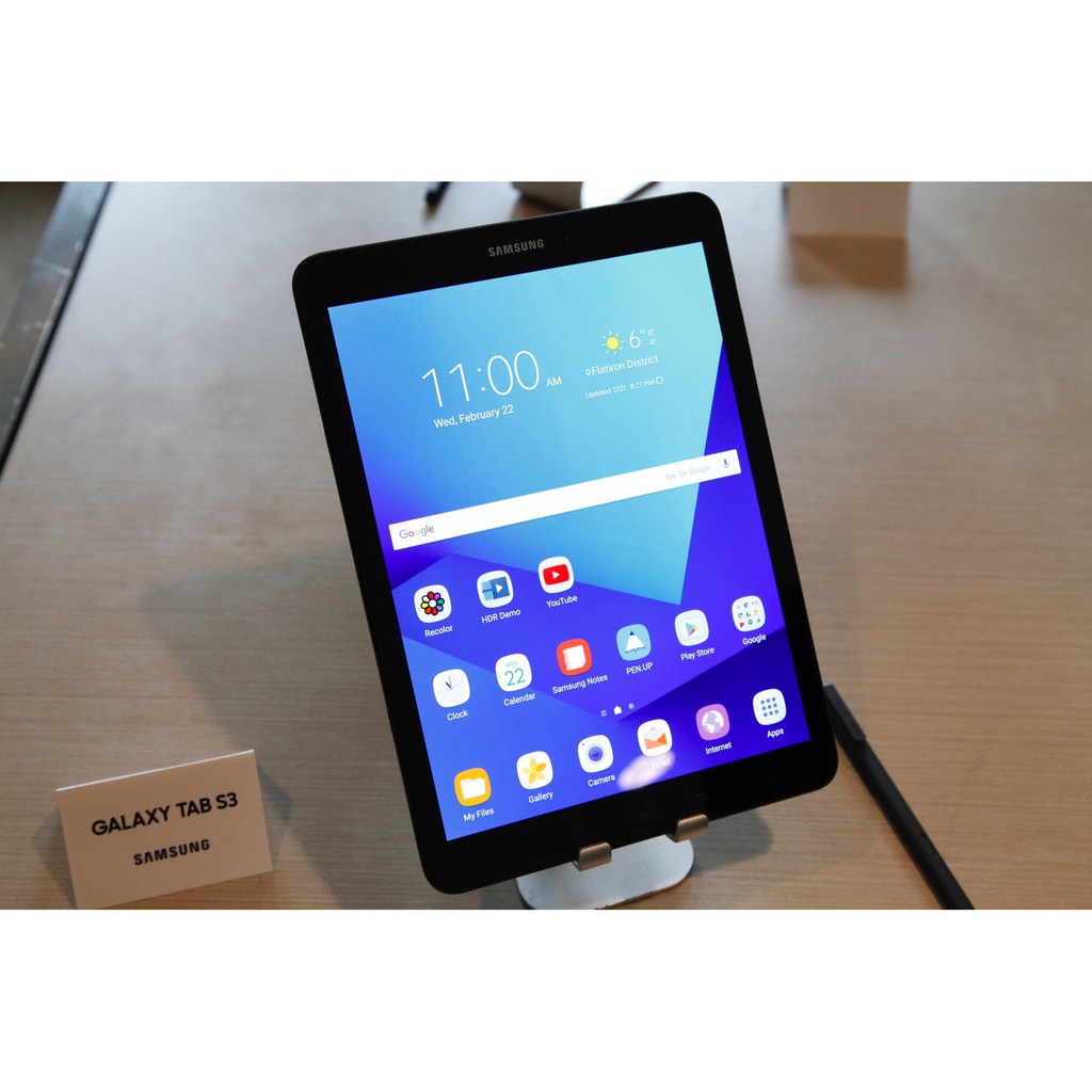 Máy Tính Bảng Samsung Galaxy Tab S3 9.7 || Siêu mỏng , Ram 4gb rom 32GB . màn hình 2K snap820 || tại PlayMobile