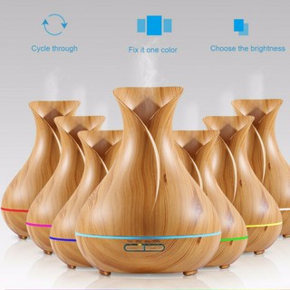 Máy Khuếch Tán Tinh Dầu + Tặng tinh dầu Sả Chanh 10ml - Máy Phun Tinh Dầu Tulip Siêu Âm Cao Cấp