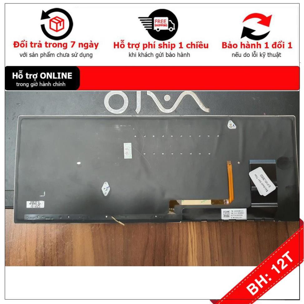 [BH12TH] Bàn Phím Laptop SonyVaio SVF14N27CB SVF14N29SCB SVF14N29SCS SVF14N Loại Cáp Góc Có đèn LED