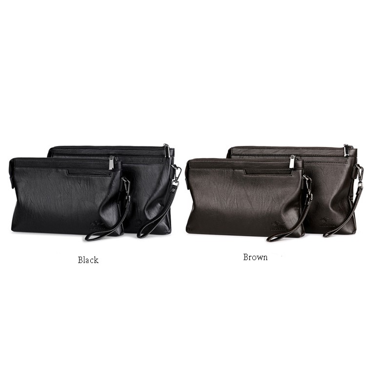 [BEST SELLER] Túi cầm tay Clutch da nam Manzo CL003 - Tặng móc khóa da bò thật | BigBuy360 - bigbuy360.vn