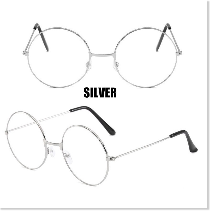 Kính mắt gọng tròn kim loại phong cách Harry Potter