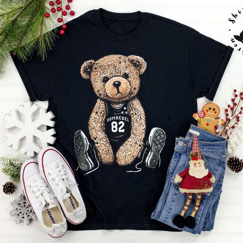 (ALBUM) Áo Thun In Hình Gấu Cho Nam Nữ Cực Hot, Áo Phông Nam Nữ Hình Gấu Chất Cotton Đẹp- MINA SHOP.