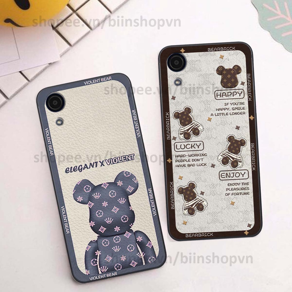Ốp Samsung A03 Core hình gấu bear brick đẹp độc lạ, thời trang, cá tính