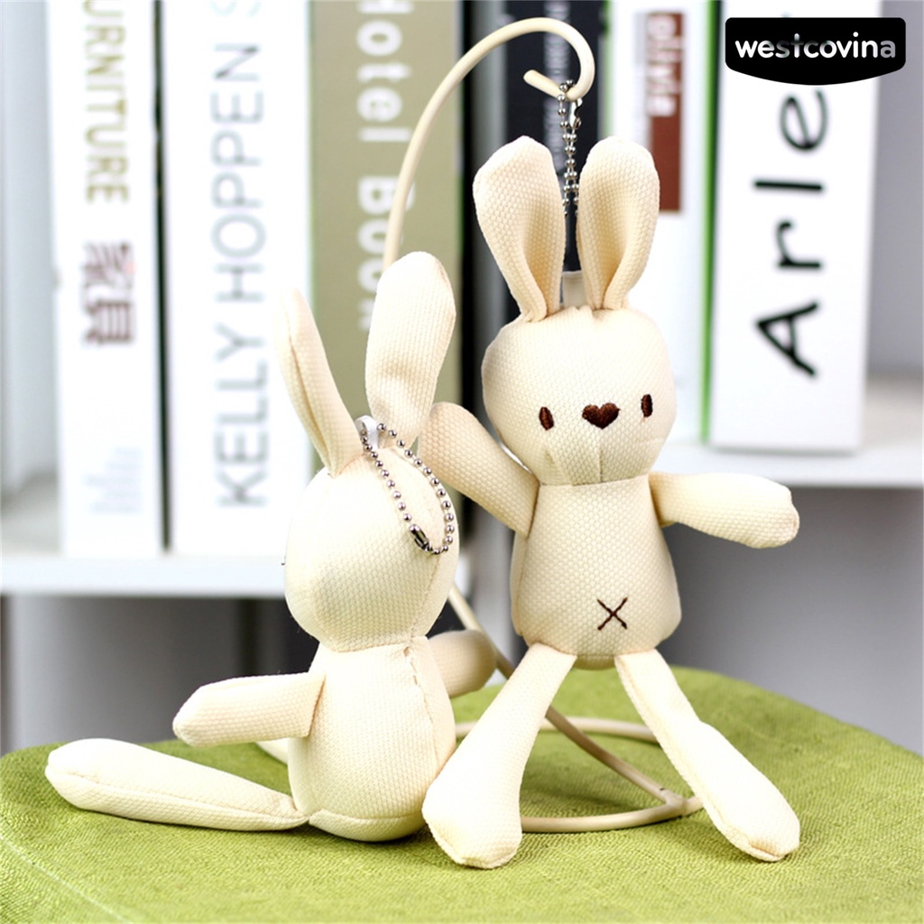 [Mới]❀Thú Nhồi Bông Hình Con Thỏ Mềm Mại Bằng Cotton PP