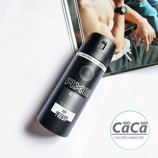 [UK] Xịt khử mùi nước hoa toàn thân Axe Black 150ml điềm tĩnh đậm khí chất - Anh