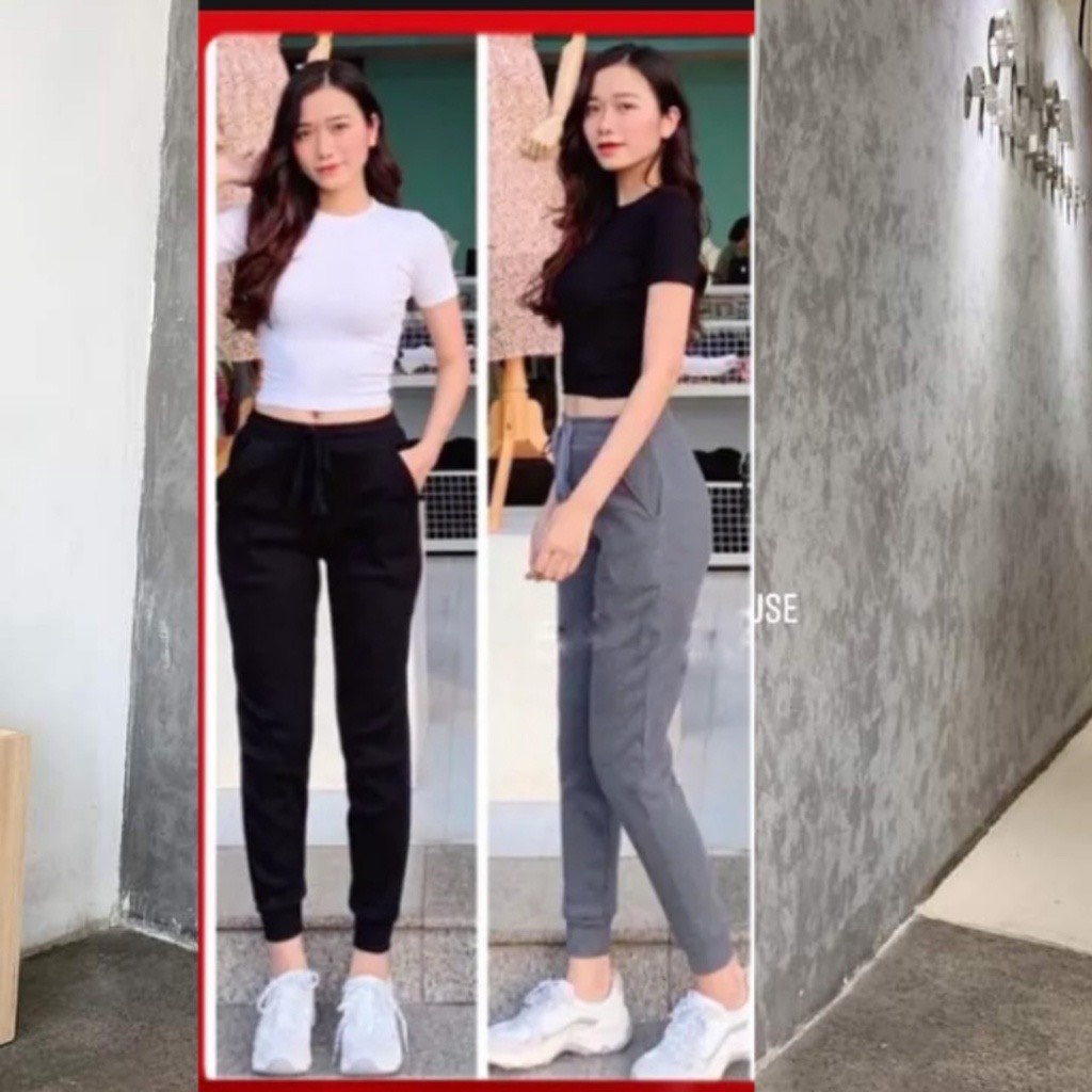 Quần nỉ jogger len tăm nữ Kanimi - quần len tăm bo gấu | BigBuy360 - bigbuy360.vn