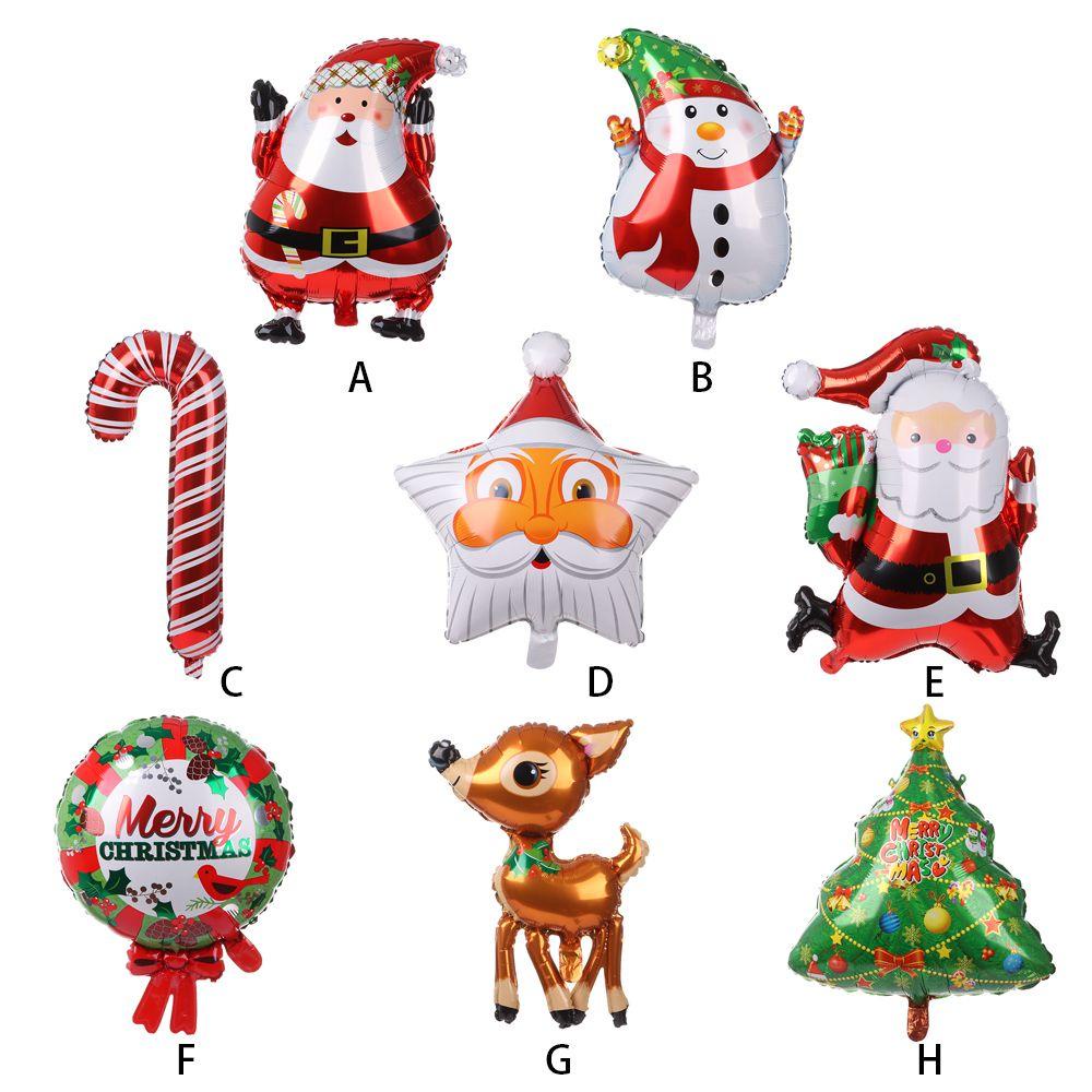 Layor1 Bong Bóng Lá Nhôm Hình Người Tuyết Tuần Lộc Giáng Sinh Dành Cho Trẻ Em
