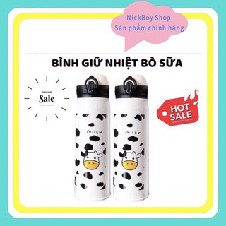 [Siêu Ưu Đãi] BÌNH GIỮ NHIỆT BÒ SỮA CHẤT LƯỢNG CAO 500ML