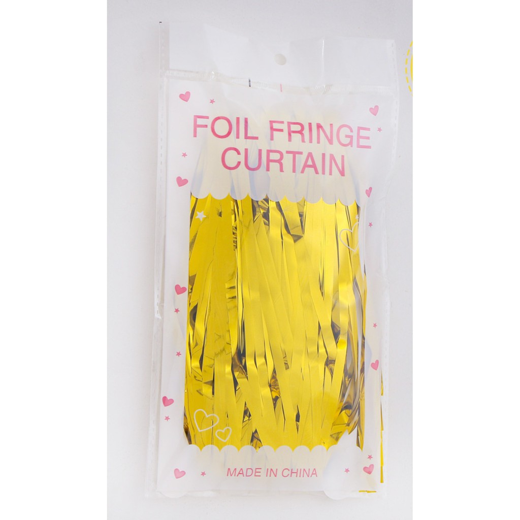 Rèm sợi kim tuyến trang trí sinh nhật, thôi nôi, đám cưới, kích thước 1x2m