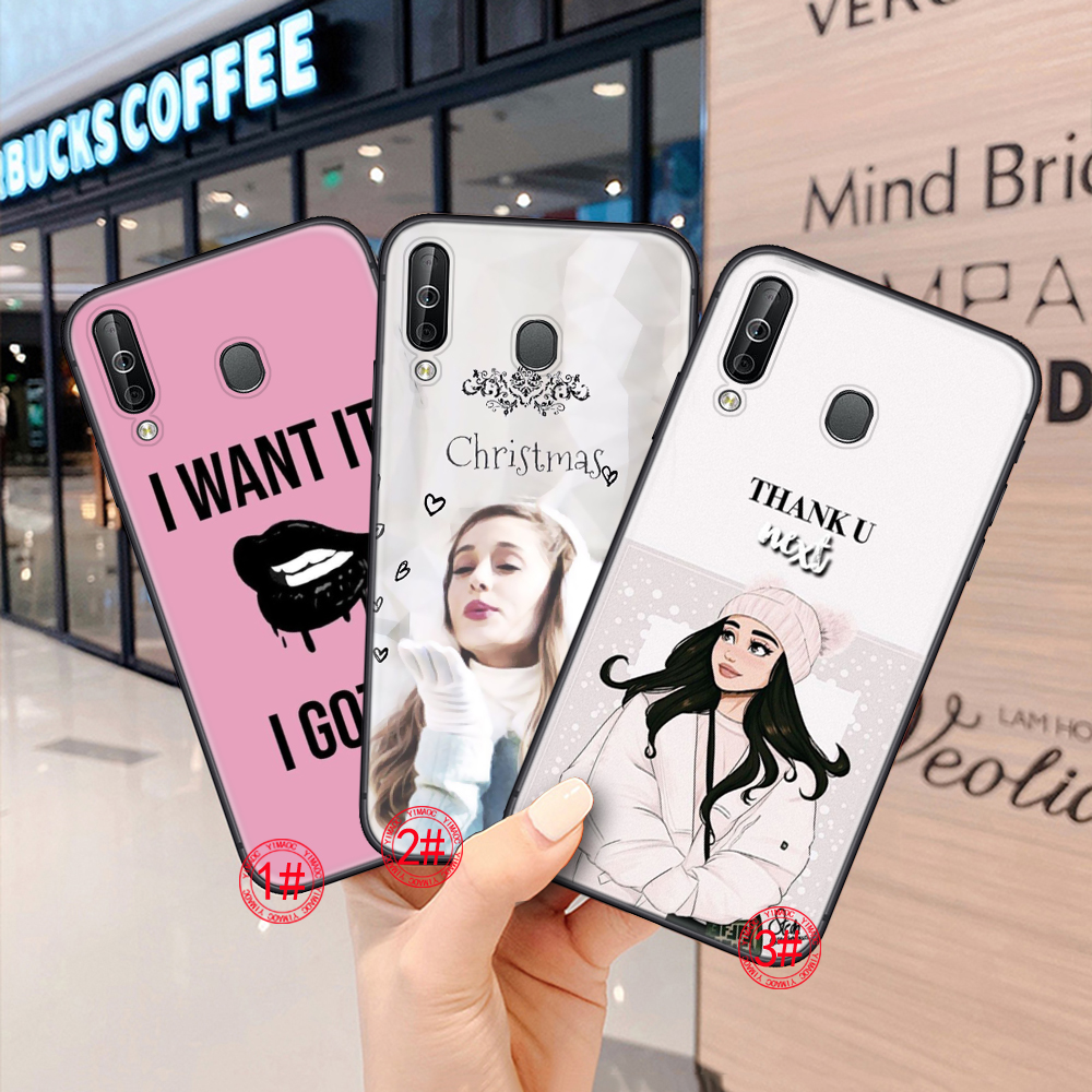 Samsung A31 A42 A02 A12 A32 A52 A72 F62 M62 Soft Case 127F Thank U, Next Ariana Grande