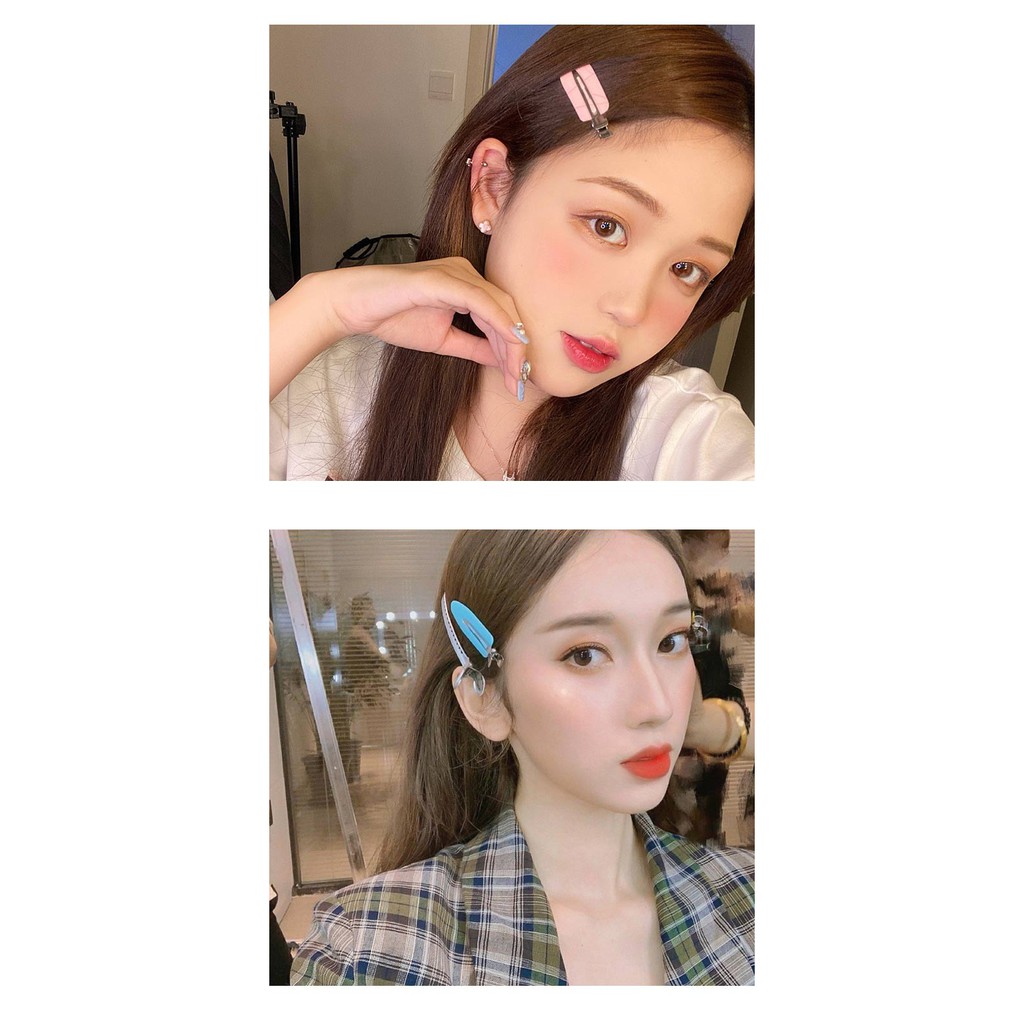 Kẹp Tóc Dạng Mỏ Vịt Không Đường May Cho Nữ