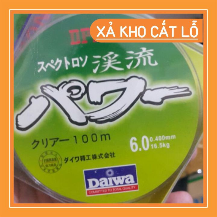 [Xả Kho] Cước Câu Cá Cước Câu Daiwa 7 Màu Cầu Vồng Siêu Bền Dài 100m