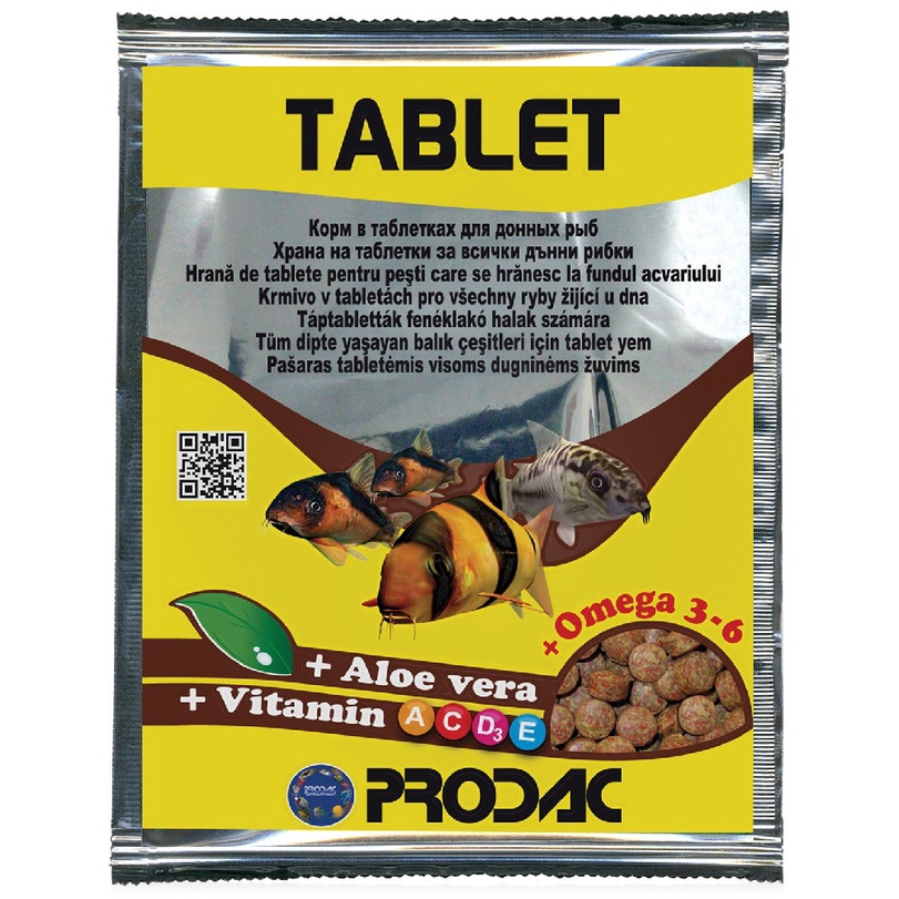 THỨC ĂN CHO CÁ CẢNH PRODAC TABLET 6 GR (ITALIA)