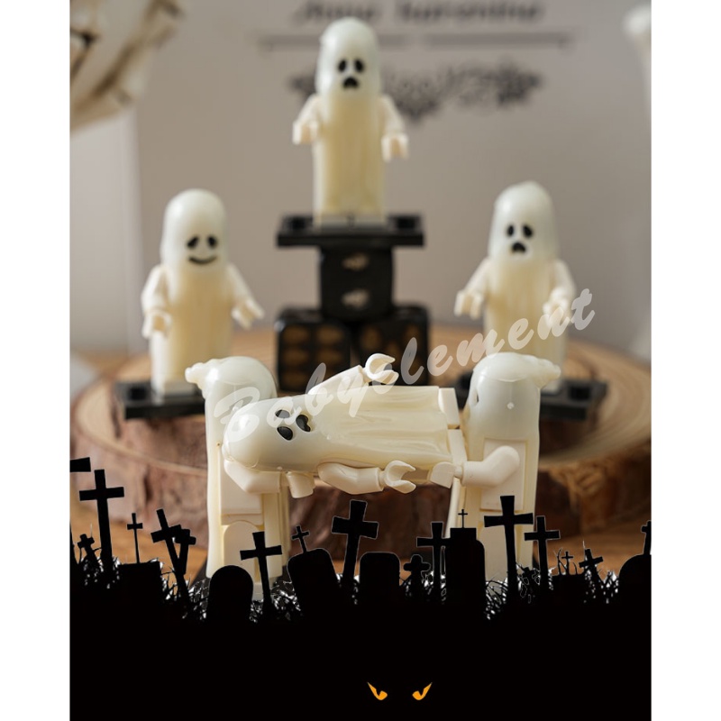 Mô Hình Đồ Chơi Con Ma Phát Quang Dễ Thương 2 Loại PG1245 PG1246 Trang Trí Halloween