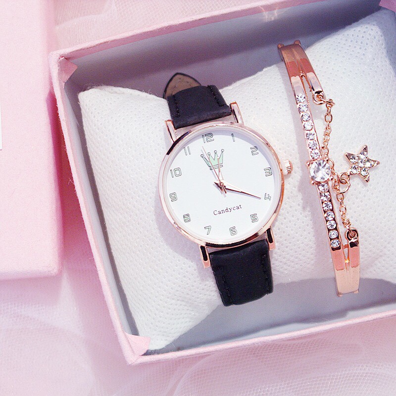 [Mã FAMARAL2 giảm 10K đơn 50K]ĐỒNG HỒ NỮ DÂY DA CANDYCAT VƯƠNG MIỆN D397 DỄ THƯƠNG | BigBuy360 - bigbuy360.vn