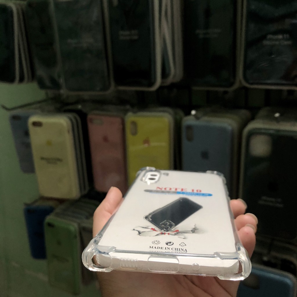 [Loại Xịn] Ốp Lưng SAMSUNG NOTE 10 Chống Sốc Trong Suốt | BigBuy360 - bigbuy360.vn