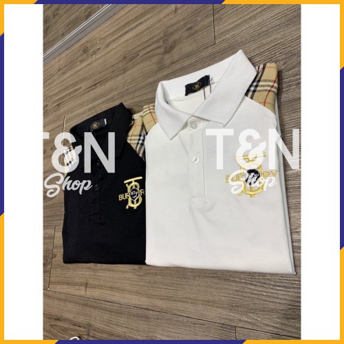 Áo thun tay ngắn cổ bẻ - Áo thun Polo Nam logo BBR thêu cao cấp - có bigsize từ 35-90kg | BigBuy360 - bigbuy360.vn