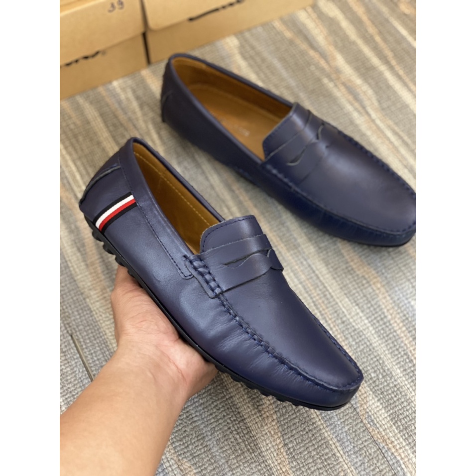 Giày Mọi , Giày Lười Quý Ông Sang Chảnh Da Thật