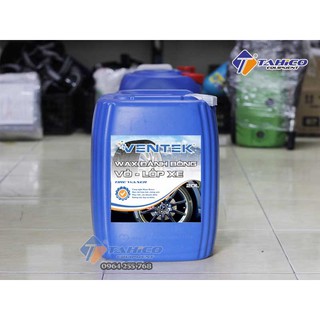 Dung dịch làm đen bóng vỏ lốp ô tô xe máy Ventek 20 lít