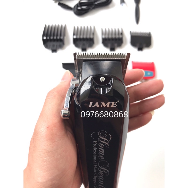 [Siêu Giá Rẻ]Tông đơ cắt tóc chuyên nghiệp Lưỡi kép Jame 1070 (chọn quà tặng để nhận lược)