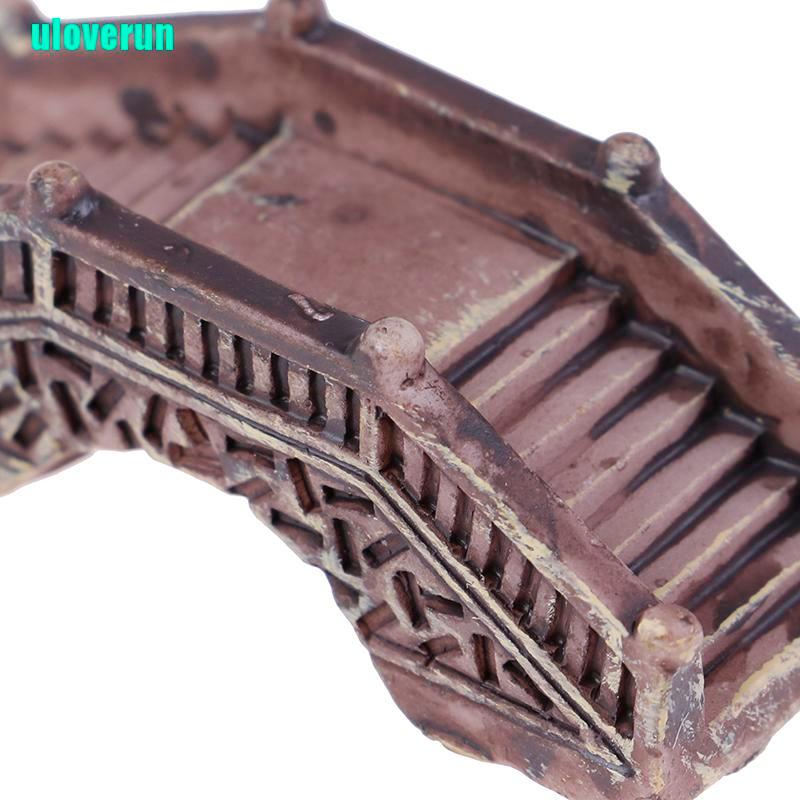 Mô hình cây cầu mini trang trí bể cá/nhà búp bê/phong cảnh tiện dụng