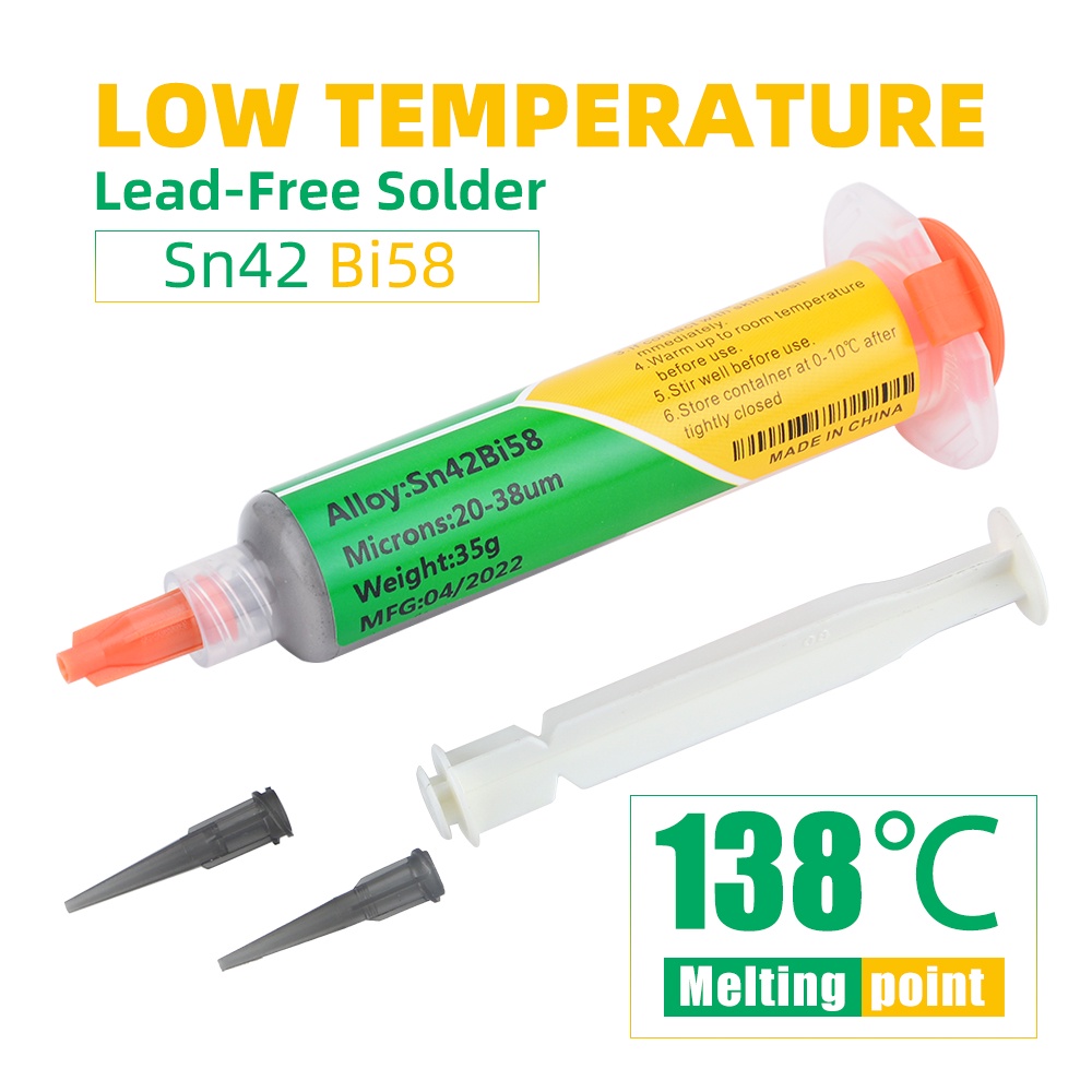 Sn42bi58-138°C Cuộn Dây Dán Hàn Điện Thoại Di Động SMD Nhiệt Độ Thấp