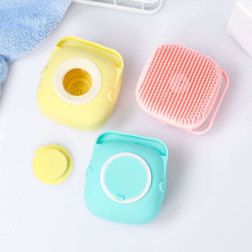 Bàn Chải Silicone Chà Lưng Tẩy Tế Bào Chết Không Độc Hại