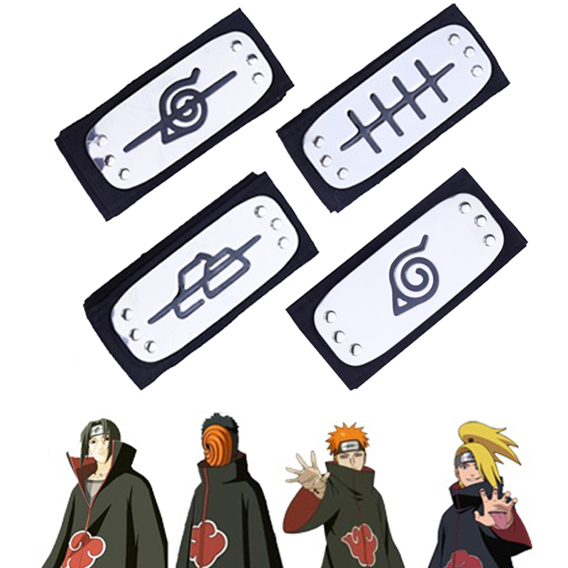 Phụ Kiện Băng Đô Hóa Trang Nhân Vật Anime Naruto Sasuke Uchiha Itachi Kakashi Pein Quà Tặng Halloween Cho Người Lớn Và Trẻ Em
