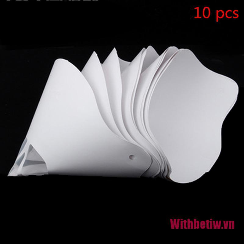 【Withbetiw】10 pieces 3d Printer Filter Photocuring Consumables Resin White Paper Filter