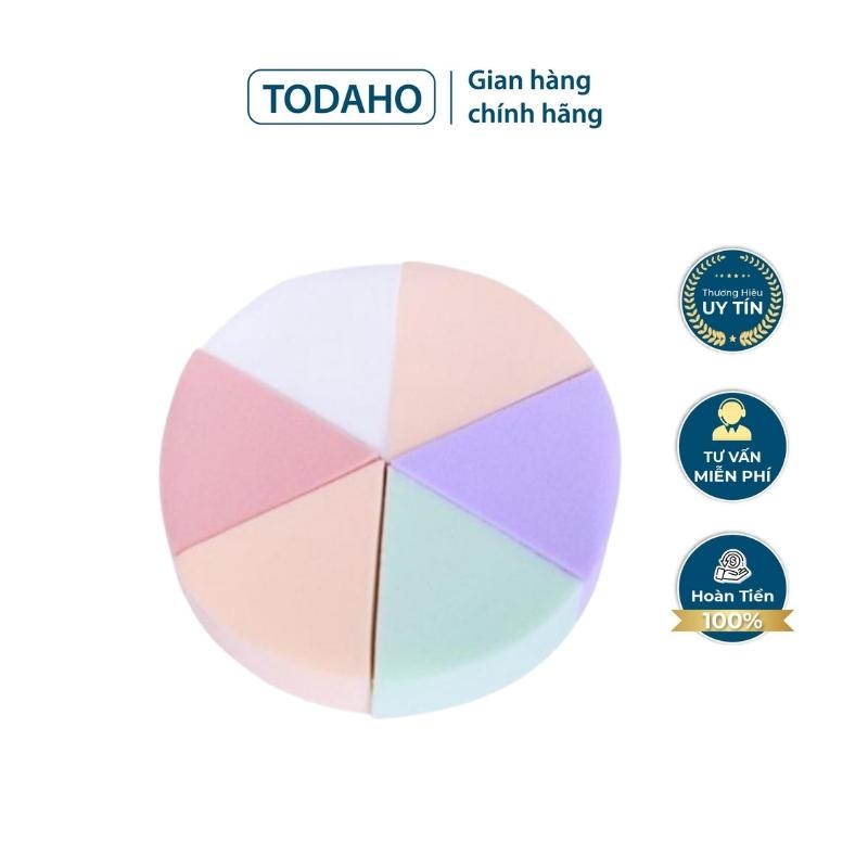 Mút Trang Điểm Tán Nền Hình Tròn SIDUMI 06 Miếng Hàn Quốc Chính Hãng