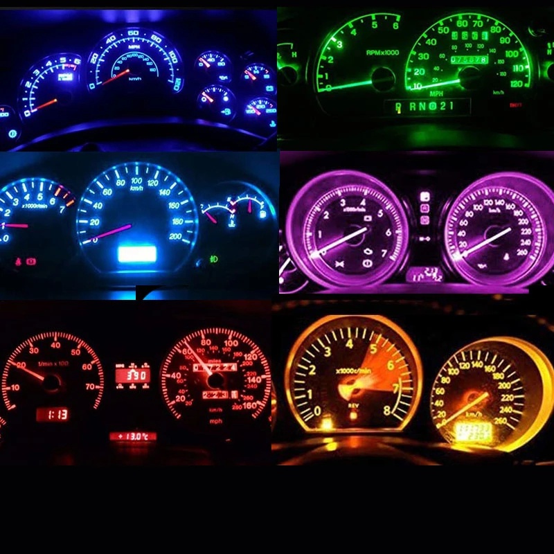 Set 10 Bóng Đèn LED T5 Cho Nội Thất Xe Ô Tô