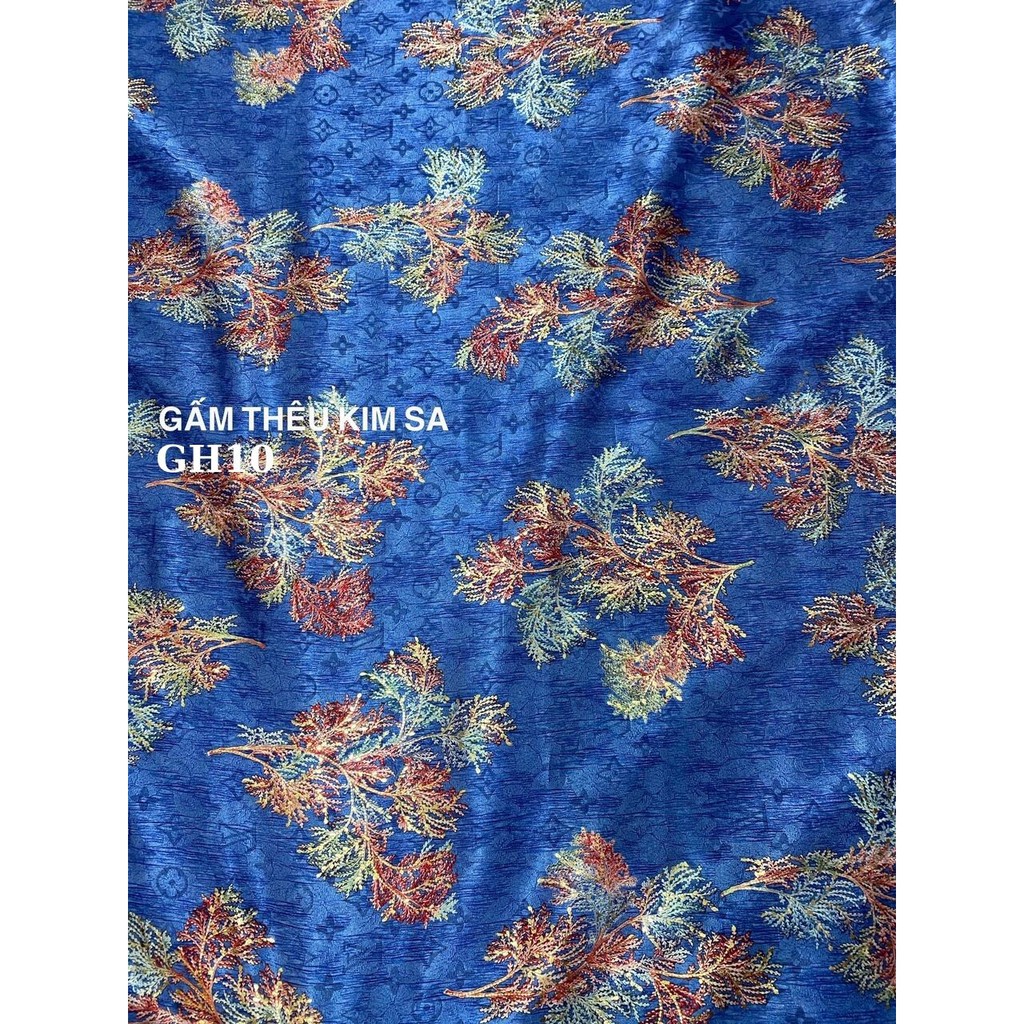 VẢI GẤM THÊU KIM SA MAY ÁO DÀI - DÒNG VẢI CAO CẤP