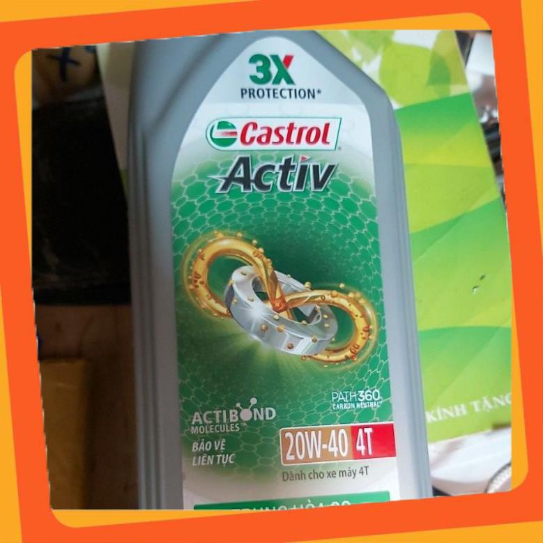 Nhớt castrol activ 1L 4T 2T