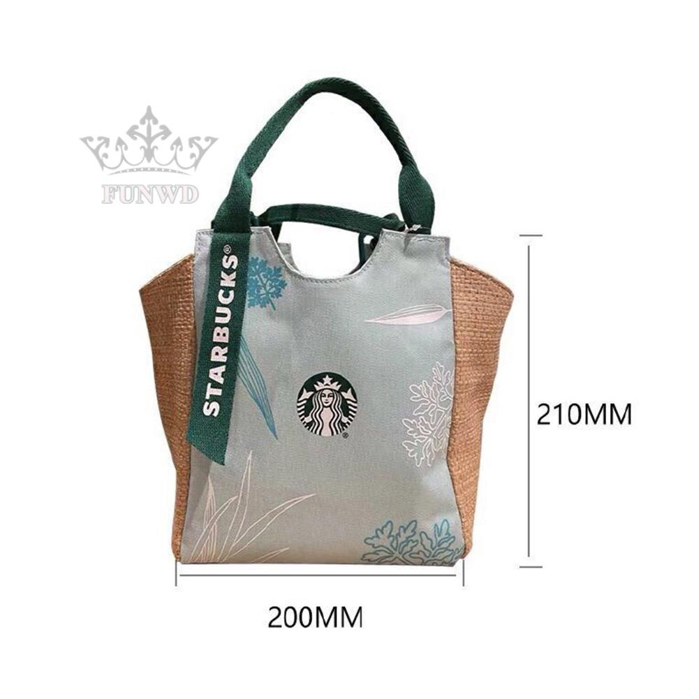 Túi Xách Starbucks Chất Liệu Canvas Siêu Bền