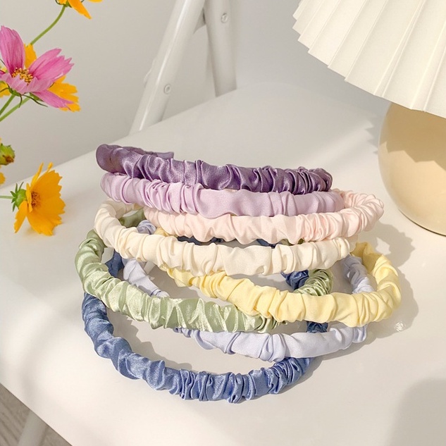 Bờm cài tóc vải nhún chống trượt bờm vải thời trang ngọt ngào xinh xắn Hadyykids  B03