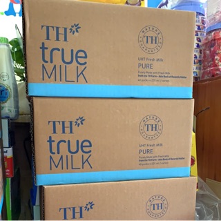 {Chỉ giao HCM}Thùng sữa tươi TH TrueMilk (48 bịch)