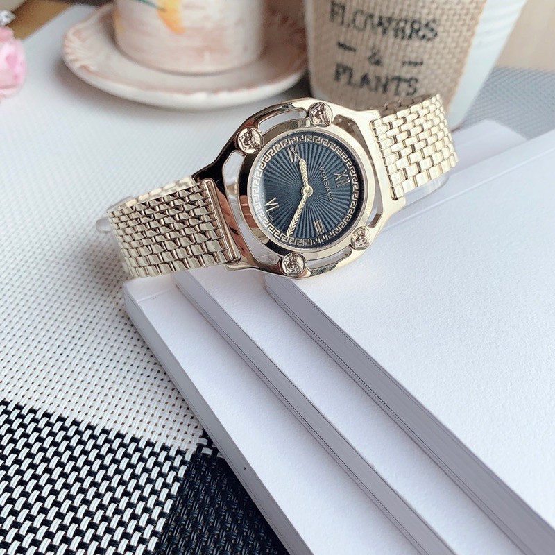 Đồng hồ nữ Vers-ace Medusa Frame Watch - Nổi bật và sang chảnh kiêu kỳ với vỏ gold  mặt đen