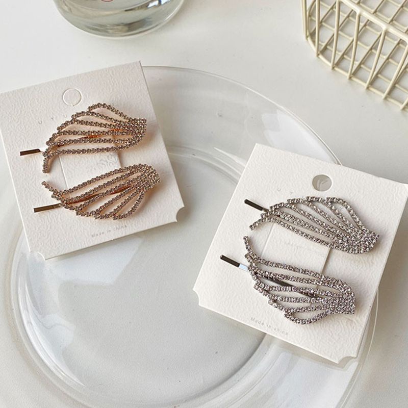 Kẹp Tóc Hình Đôi Cánh Bằng Hợp Kim Phong Cách Gothic Cho Nữ