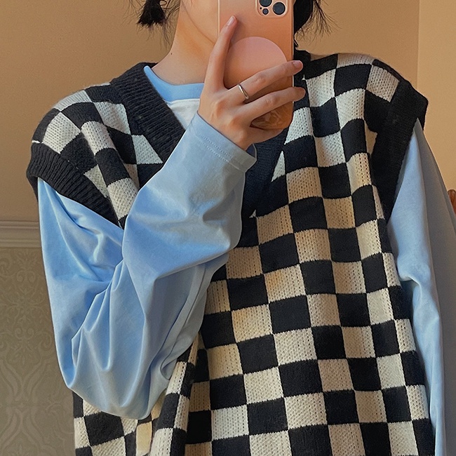 Áo Dệt Kim Sát Nách Thời Trang Trẻ Trung Cho Nữ