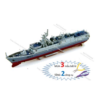 Mô hình lắp ghép kim loại 3d tàu khu trục tàng hình lớp type 056