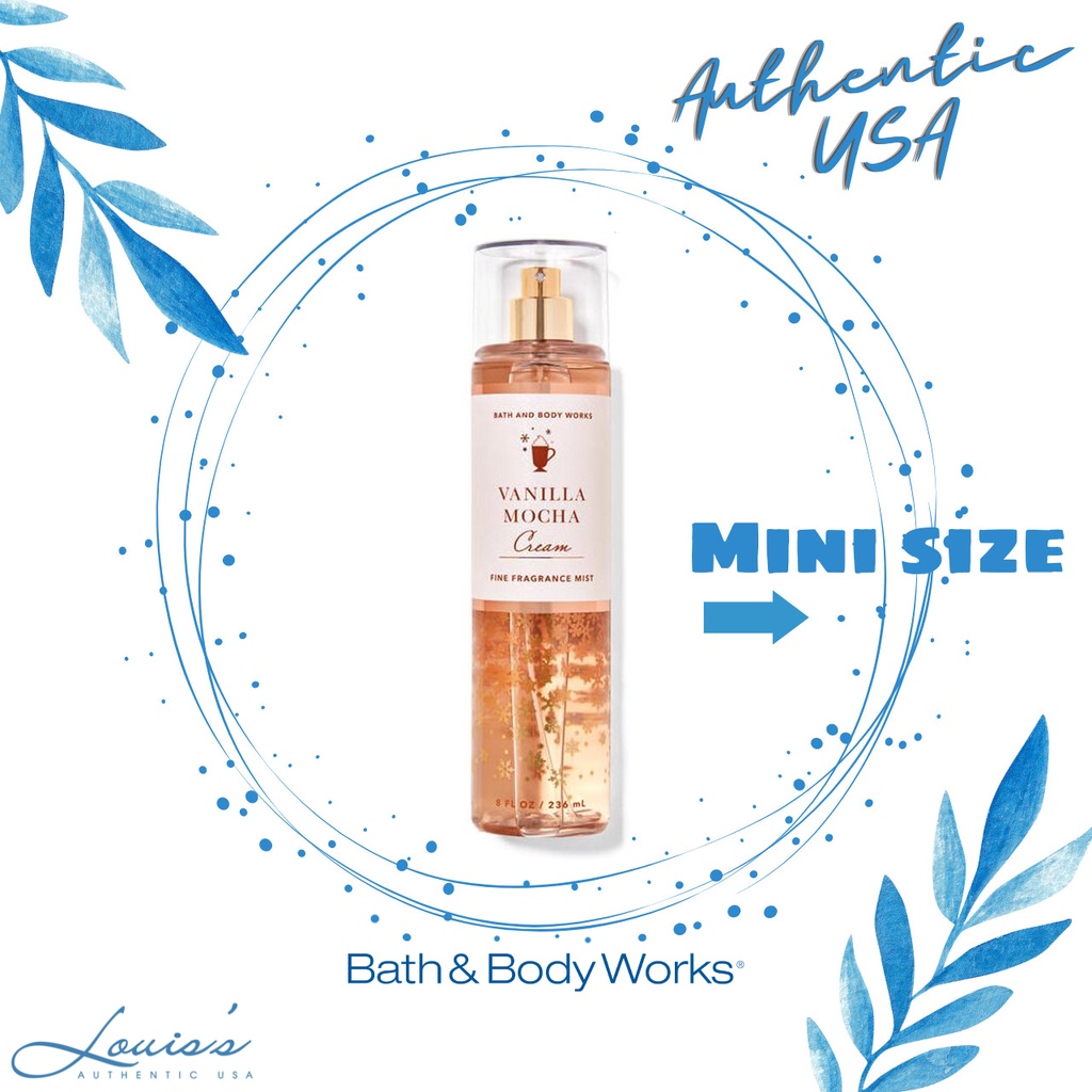 VANILLA MOCHA CREAM - Xịt thơm toàn thân Bath & Body Works Mỹ