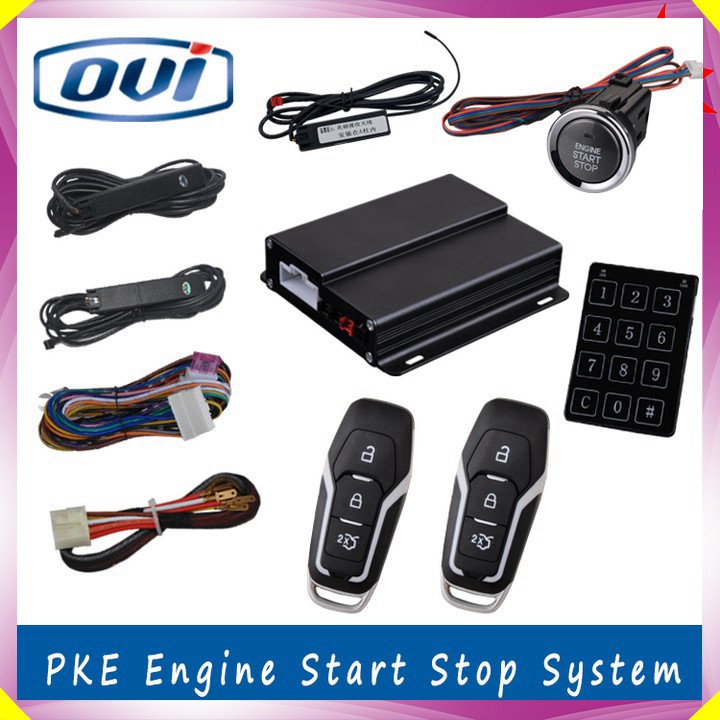 Bộ chìa khóa thông minh START-STOP điều khiển từ xa dành cho ô tô Ford - Mã: OVI-EF010 - Hàng Nhập Khẩu Chính Hãng