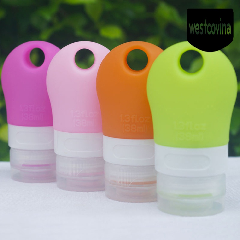 [Hot]☀ Tuýp Silicone Rỗng Đựng Dầu Gội 38 / 60 / 90ml Tiện Dụng Khi Đi Du Lịch