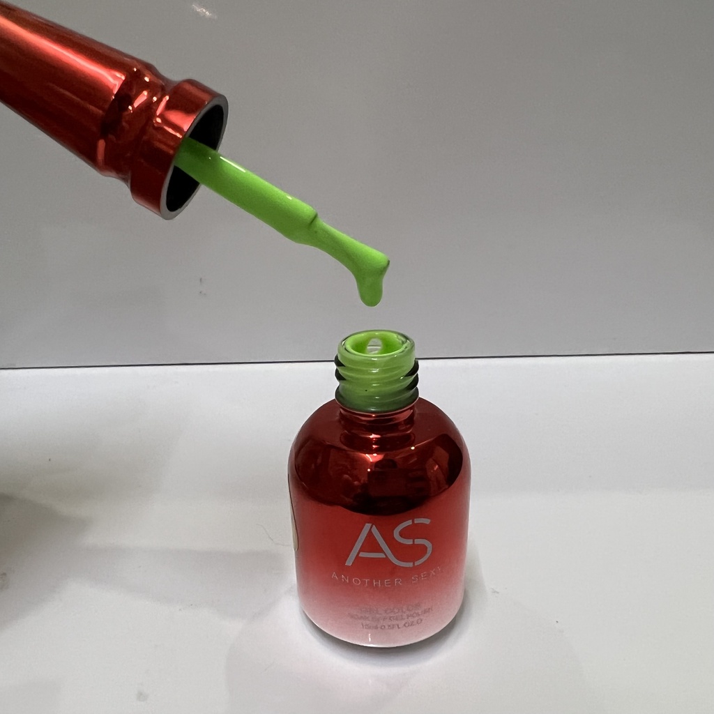 Sơn gel móng tay màu Neon xanh cốm, 15ml